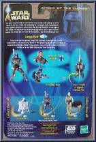 Jango Fett (Kamino Escape) from Star Wars - Saga - Attack of the Clones - Background Inserts manufactured by Hasbro [Back]