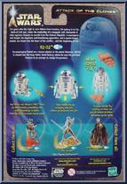 R2-D2 (Droid Factory Flight) from Star Wars - Saga - Attack of the Clones manufactured by Hasbro [Back]
