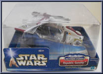 Republic Gunship from Star Wars - Saga - Action Fleet manufactured by Hasbro [Front]