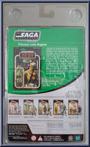Princess Leia Organa (Combat Poncho) from Star Wars - Saga Collection - Vintage Saga Collection manufactured by Hasbro [Back]