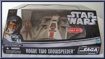 Rogue Two Snowspeeder (with Zev Senesca) from Star Wars - Saga Collection - Vehicles manufactured by Hasbro [Front]