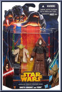 Senate Duel (Darth Sidious / Yoda) from Star Wars - Saga Legends (2013) - Mission Series manufactured by Hasbro [Front]