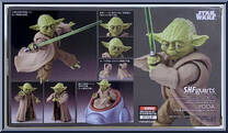 Yoda from Star Wars - S.H. Figuarts - Episode III - Revenge of the Sith manufactured by Bandai [Back]