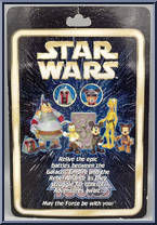 Donald Duck as Han Solo (Carbonite) from Star Wars - Star Tours - Basic Series manufactured by Disney [Back]