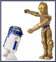 C-3PO and R2-D2 from Star Wars Toybox - Basic Series manufactured by Disney [Loose]