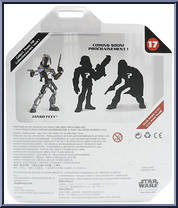 Jango Fett from Star Wars Toybox - Basic Series manufactured by Disney [Back]