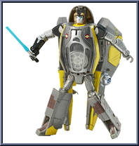 Anakin Skywalker / Jedi Starfighter from Star Wars - Transformers - Basic Series manufactured by Hasbro [Loose]