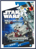 Captain Rex to AT-TE from Star Wars - Transformers - Crossovers manufactured by Hasbro [Front]