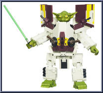 Yoda to Republic Attack Shuttle from Star Wars - Transformers - Crossovers manufactured by Hasbro [Loose]