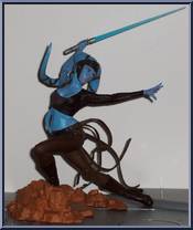 Aayla Secura from Star Wars - Unleashed - 2004 Unleashed manufactured by Hasbro [Loose]