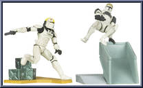 Clone Wars: Clone Pilots & AT-TE Gunners from Star Wars - Unleashed - Battle Packs manufactured by Hasbro [Loose]