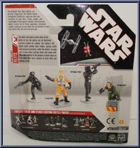 Death Star Encounters: Imperial & Rebel Pilots from Star Wars - Unleashed - Battle Packs manufactured by Hasbro [Back]