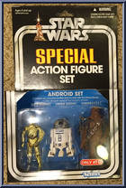 Android Set (C-3PO, R2-D2, Chewbacca) Action Figure