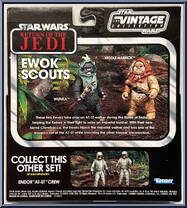 Ewok Scouts from Star Wars - Vintage Collection - Exclusives - K-Mart manufactured by Hasbro [Back]