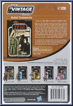 Rebel Commando (Black) from Star Wars - Vintage Collection - Basic Series manufactured by Hasbro [Back]