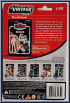 Stormtrooper from Star Wars - Vintage Collection - Basic Series manufactured by Hasbro [Back]