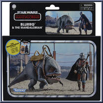 Blurrg & The Mandalorian from Star Wars - Vintage Collection (2018) - Mandalorian manufactured by Hasbro [Front]