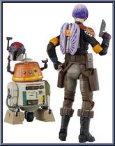 Sabine Wren & Chopper from Star Wars - Vintage Collection (2018) - Rebels manufactured by Hasbro [Loose]