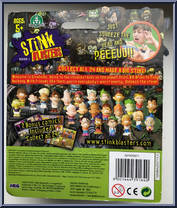B.O. Brian & Pig Boy from Stink Blasters - Minis manufactured by Spinmaster [Back]