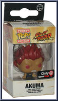 Akuma from Street Fighter - Pop! Keychains manufactured by Funko [Front]