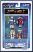 Chun Li vs M. Bison / Ryu vs Shin Akuma from Street Fighter II - Minimates - Box Sets manufactured by Diamond Select [Front]