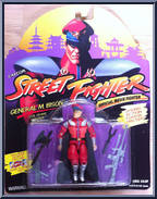 General M. Bison from Street Fighter - Movie - Basic Series manufactured by Hasbro [Front]