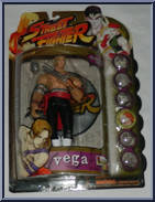 Vega (Player Two, Black) from Street Fighter - Round 1 manufactured by ReSaurus [Front]