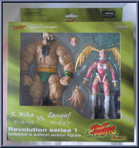 R. Mika vs Zangief from Street Fighter - Revolution manufactured by SOTA [Front]