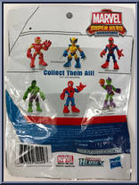 Spider-Man from Super Hero Adventures - Mini manufactured by Hasbro [Back]