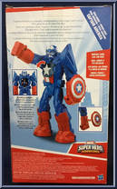 Captain America from Super Hero Adventures - Mech-Armor manufactured by Hasbro [Back]