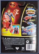 Superman (Steel Strike) from Superman - Man of Steel - Basic Series manufactured by Mattel [Back]