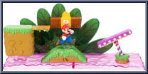 Soda Jungle Playset from Super Mario - Playsets manufactured by Jakks Pacific [Loose]