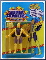 Golden Pharaoh from Super Powers - Series 3 manufactured by Kenner [Front]
