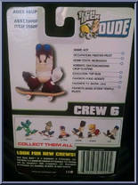 Ace from Tech Deck Dude - Crew  6 - Magna Series manufactured by X-Concepts [Back]