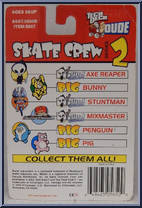 Pig (Pig) from Tech Deck Dude - Skate Crew 2 manufactured by X-Concepts [Back]