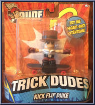 Duke (Kick Flip) from Tech Deck Dude - Trick Dudes manufactured by X-Concepts [Front]