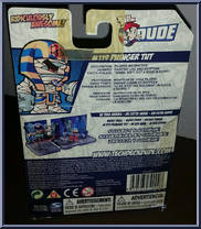 Finger Tut from Tech Deck Dude - Street Crew manufactured by X-Concepts [Back]