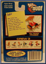 Fu Man Finger from Tech Deck Dude - Crew  3 manufactured by X-Concepts [Back]