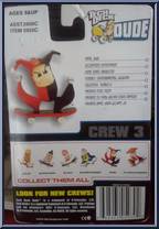Shik from Tech Deck Dude - Crew  3 - Magna Series manufactured by X-Concepts [Back]