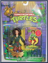 Shogun April (with Card) from Teenage Mutant Ninja Turtles - Shogun Turtles manufactured by Playmates [Front]