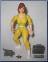 April O' Neil from Teenage Mutant Ninja Turtles - 1988 - Basic Figures manufactured by Playmates [Loose]