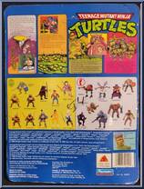 April O' Neil from Teenage Mutant Ninja Turtles - 1988 - Basic Figures manufactured by Playmates [Back]