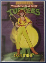 April O' Neil [Reissue] from Teenage Mutant Ninja Turtles - 1995 - Basic Figures (with Coins) manufactured by Playmates [Card]
