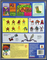 Baxter Stockman from Teenage Mutant Ninja Turtles - 1989 - Basic Figures manufactured by Playmates [Back]