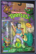 Casey Jones [Reissue] from Teenage Mutant Ninja Turtles - 1995 - Basic Figures (with Coins) manufactured by Playmates [Front]