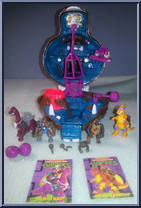 Turtle-Top - Cave Bebop's Dino Playset (with Cards) Action Figure