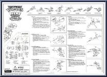 Cyber-Jet Playset from Teenage Mutant Ninja Turtles - Mini Mutants manufactured by Playmates [Instructions]