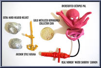 Deep Sea Diver Leonardo from Teenage Mutant Ninja Turtles - Adventurers (with Coins) manufactured by Playmates [Loose]