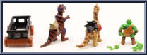 Turtle Transports - Dino Jammin' Combo (with Card) from Teenage Mutant Ninja Turtles - Mini Mutants manufactured by Playmates [Loose]