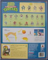 Spike 'N Volley Don from Teenage Mutant Ninja Turtles - Sewer Spittin' Turtles manufactured by Playmates [Back]